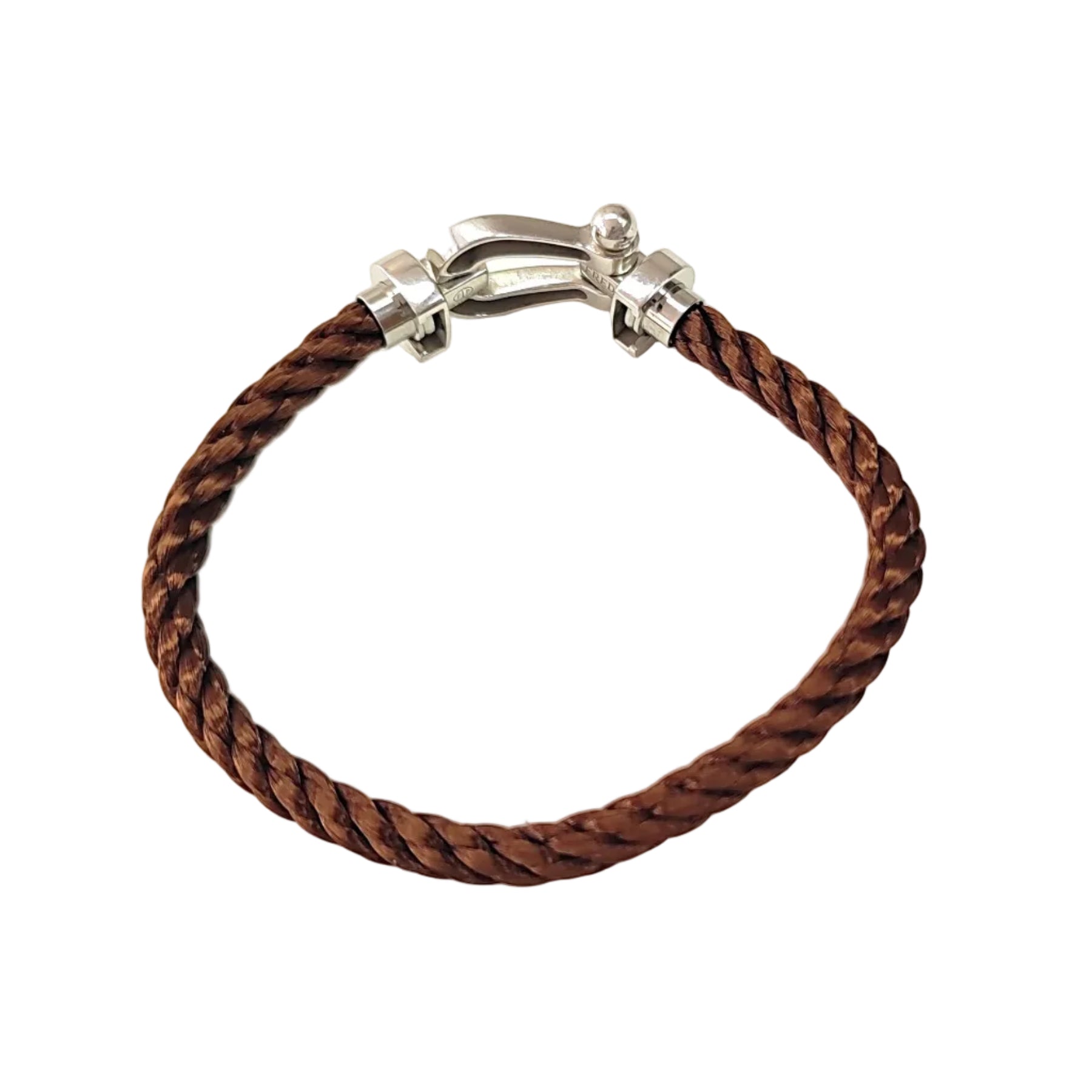FRED "Force 10" Bracelet in white gold and steel