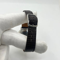 OMEGA "De Ville" Watch in Steel and Leather
