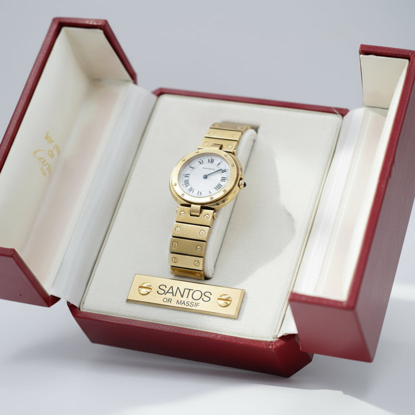 Watch Cartier Santos Vendôme in Yellow Gold