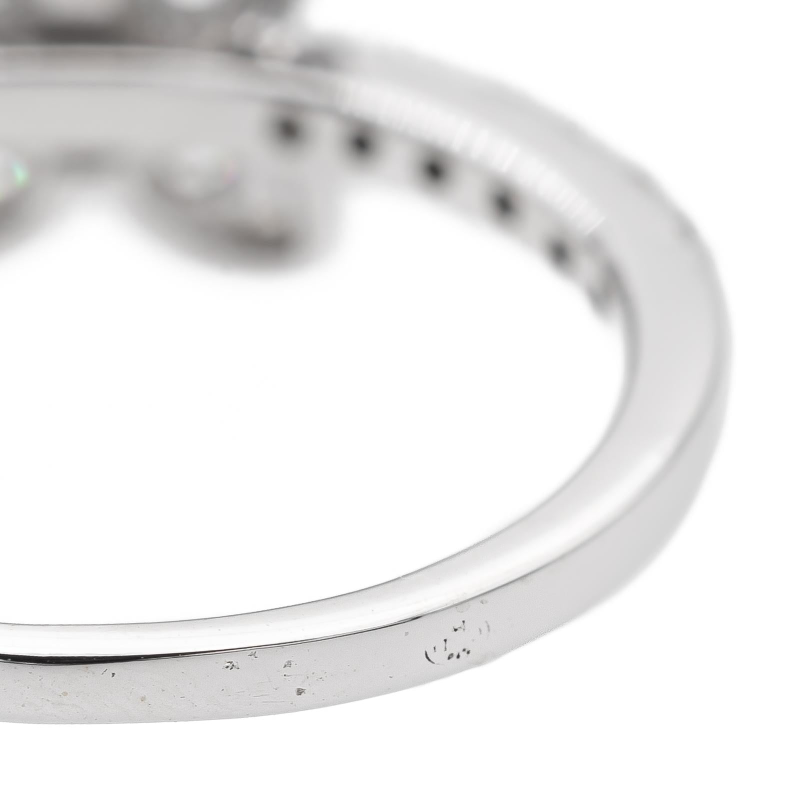 Bague Fleur Or blanc Diamant