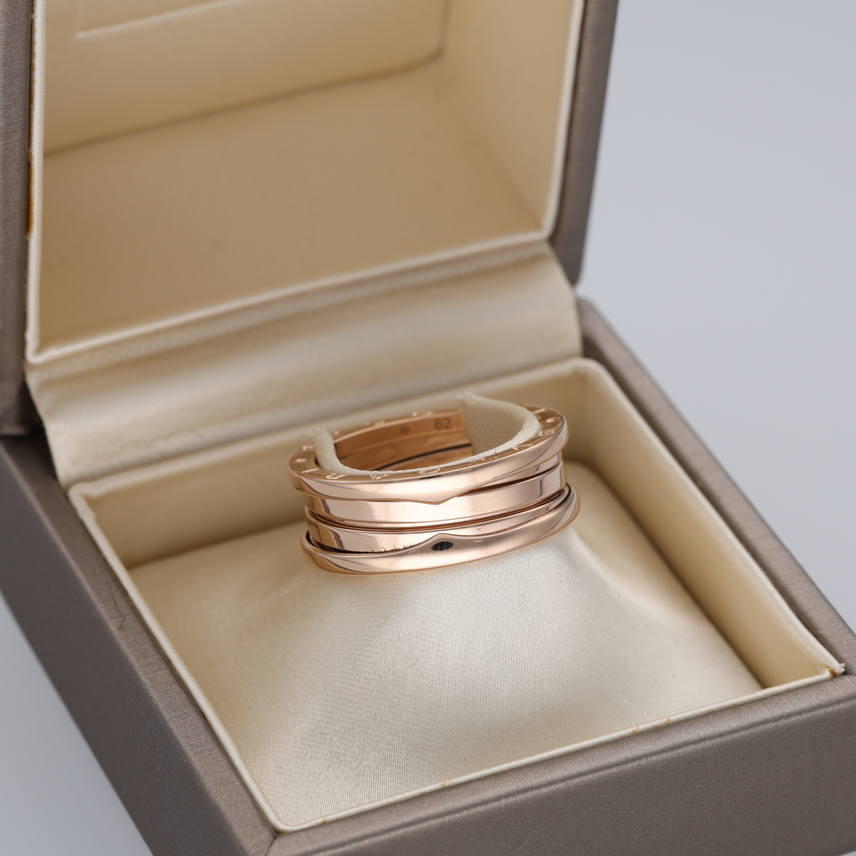 BULGARI "B.Zero1" Band Ring in rose gold