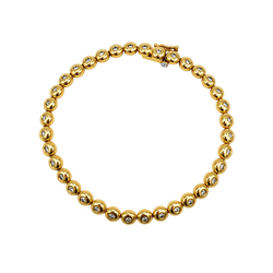 Yellow Gold and Diamond Bracelet