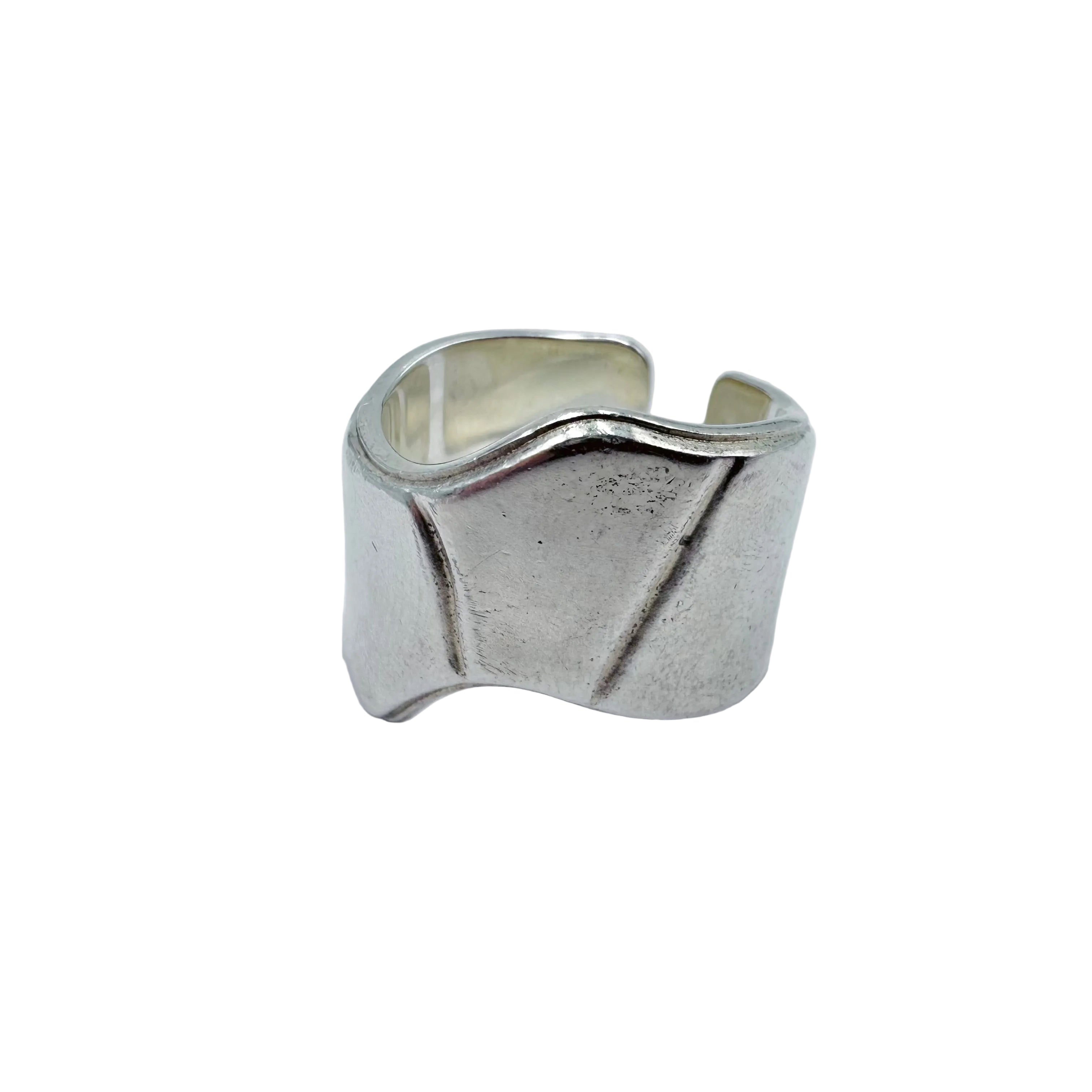 HERMÈS "Niloticus Éclat" Ring in Silver