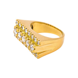 Bague Or jaune Diamant
