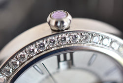 CHOPARD "Impériale" Watch in Stainless Steel, Amethyst, and Diamonds