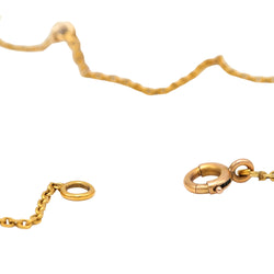 Yellow Gold Necklace with Watch, Ruby, and Diamonds