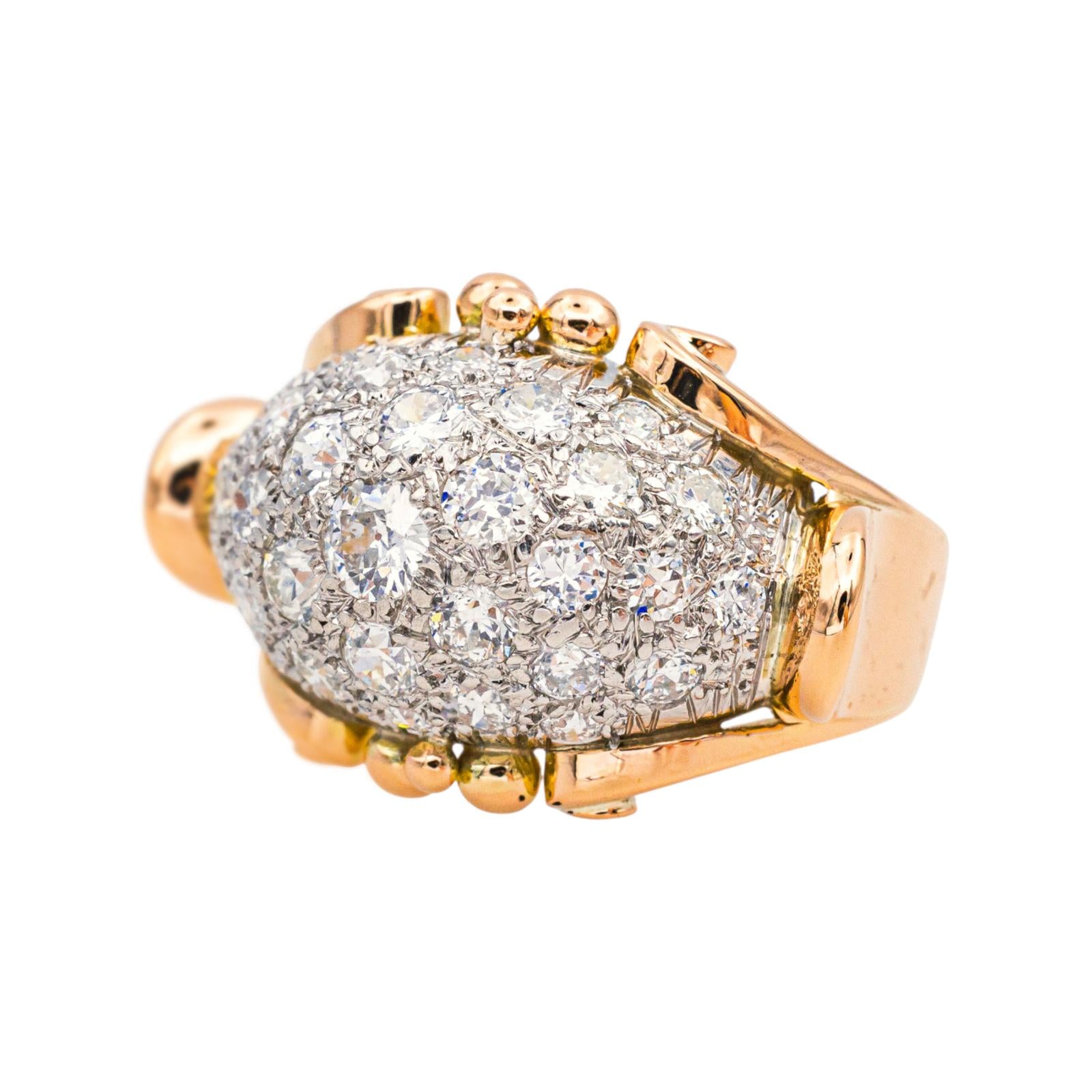 Bague Or rose Diamant