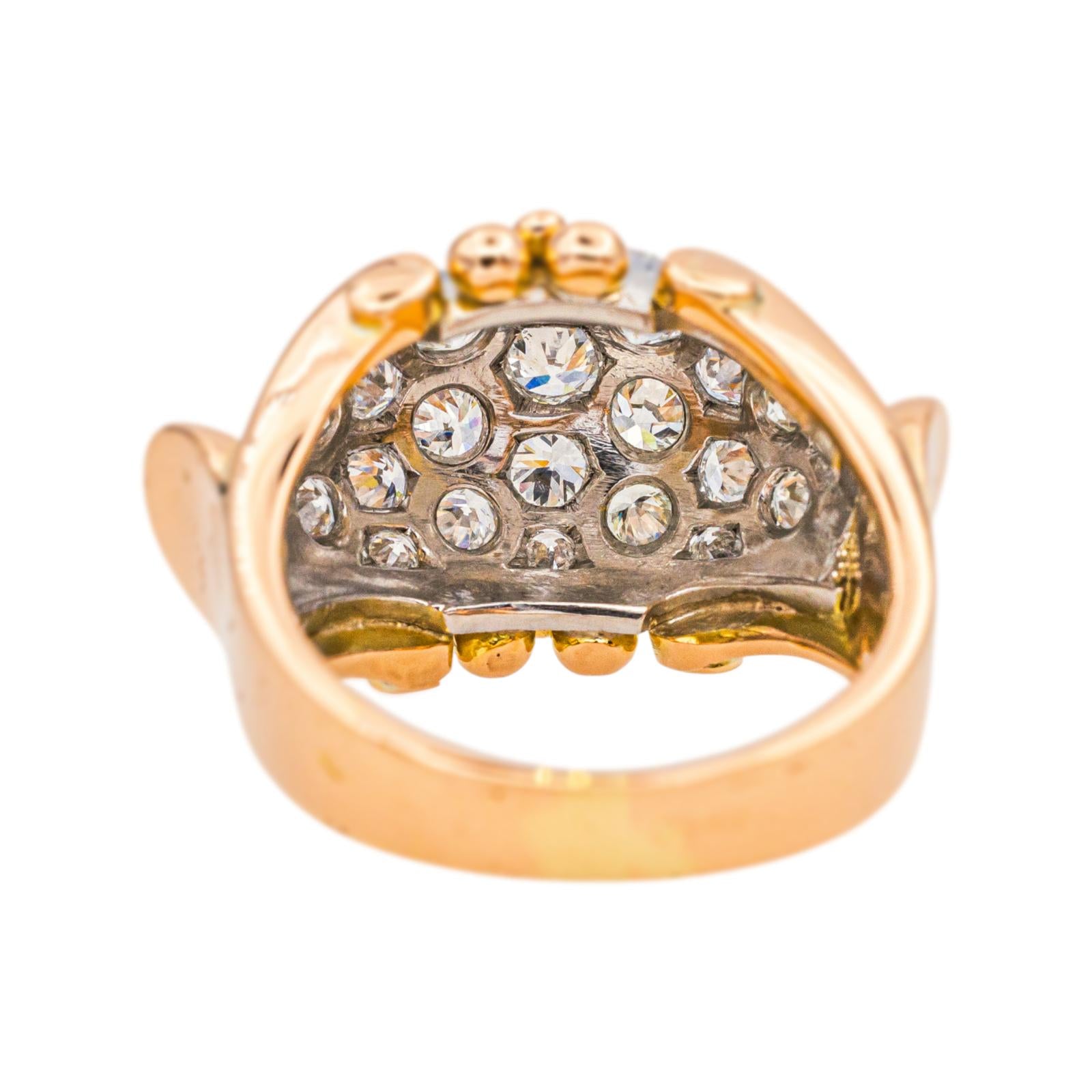 Bague Or rose Diamant