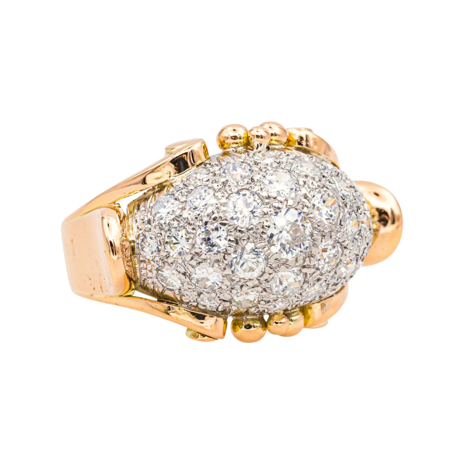 Bague Or rose Diamant