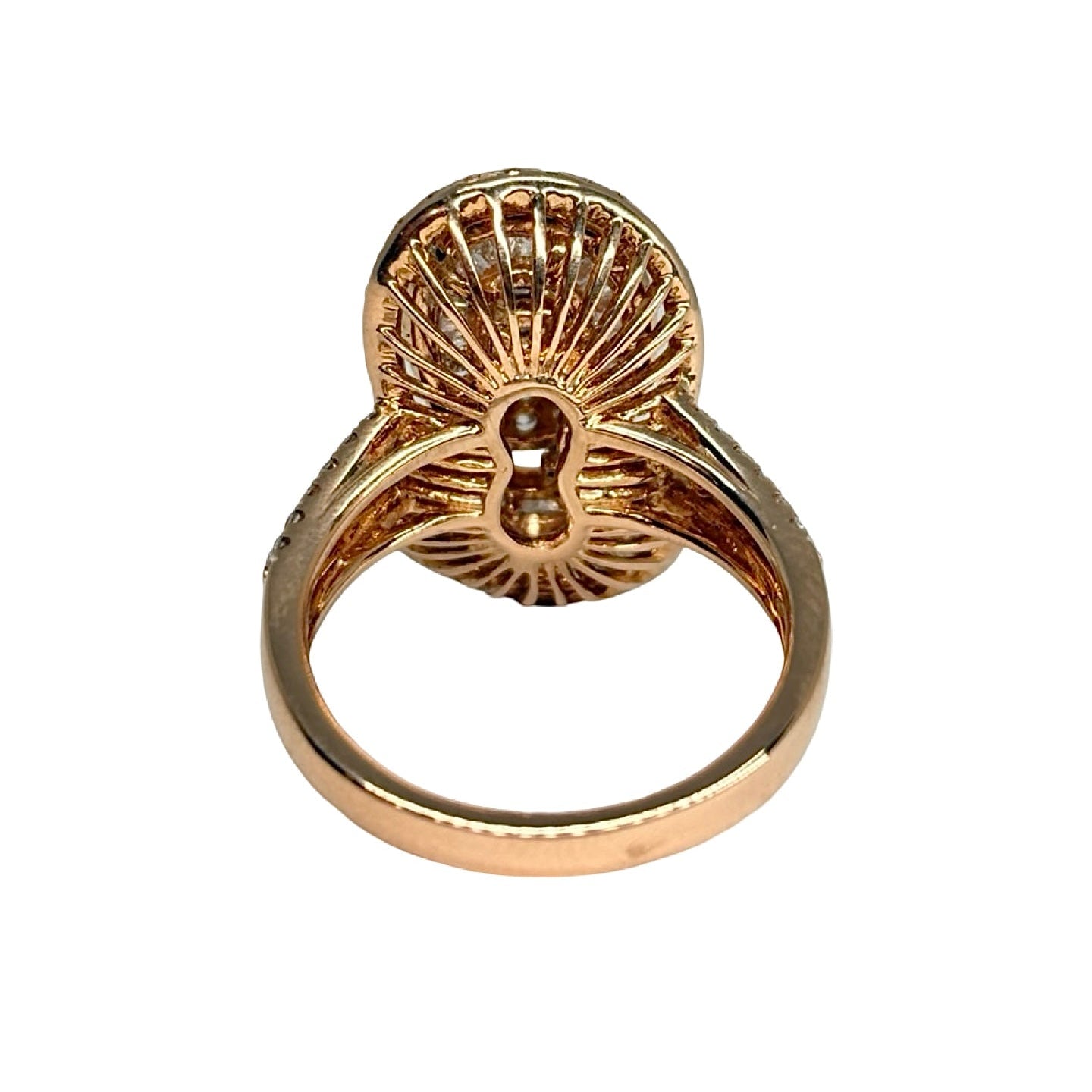 Rose Gold and Diamond Pave Ring