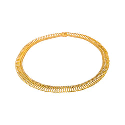 Yellow gold necklace