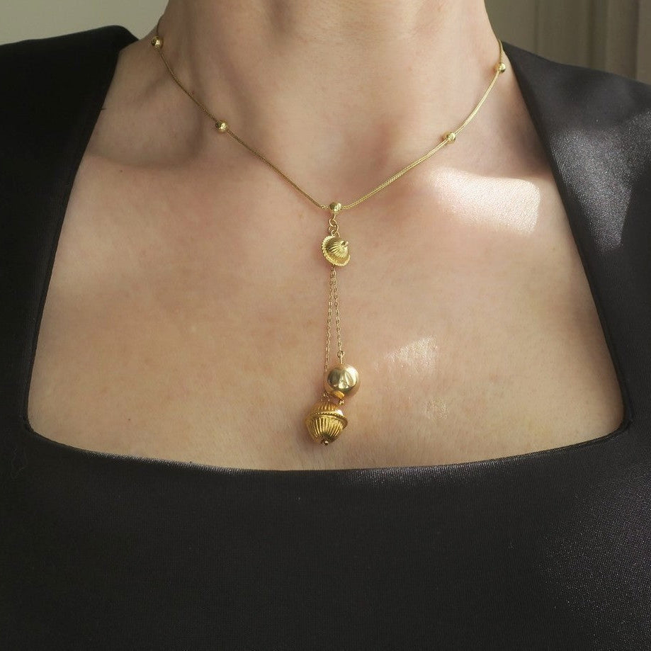 Collier Négligé en or jaune