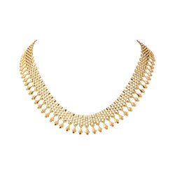Yellow gold necklace