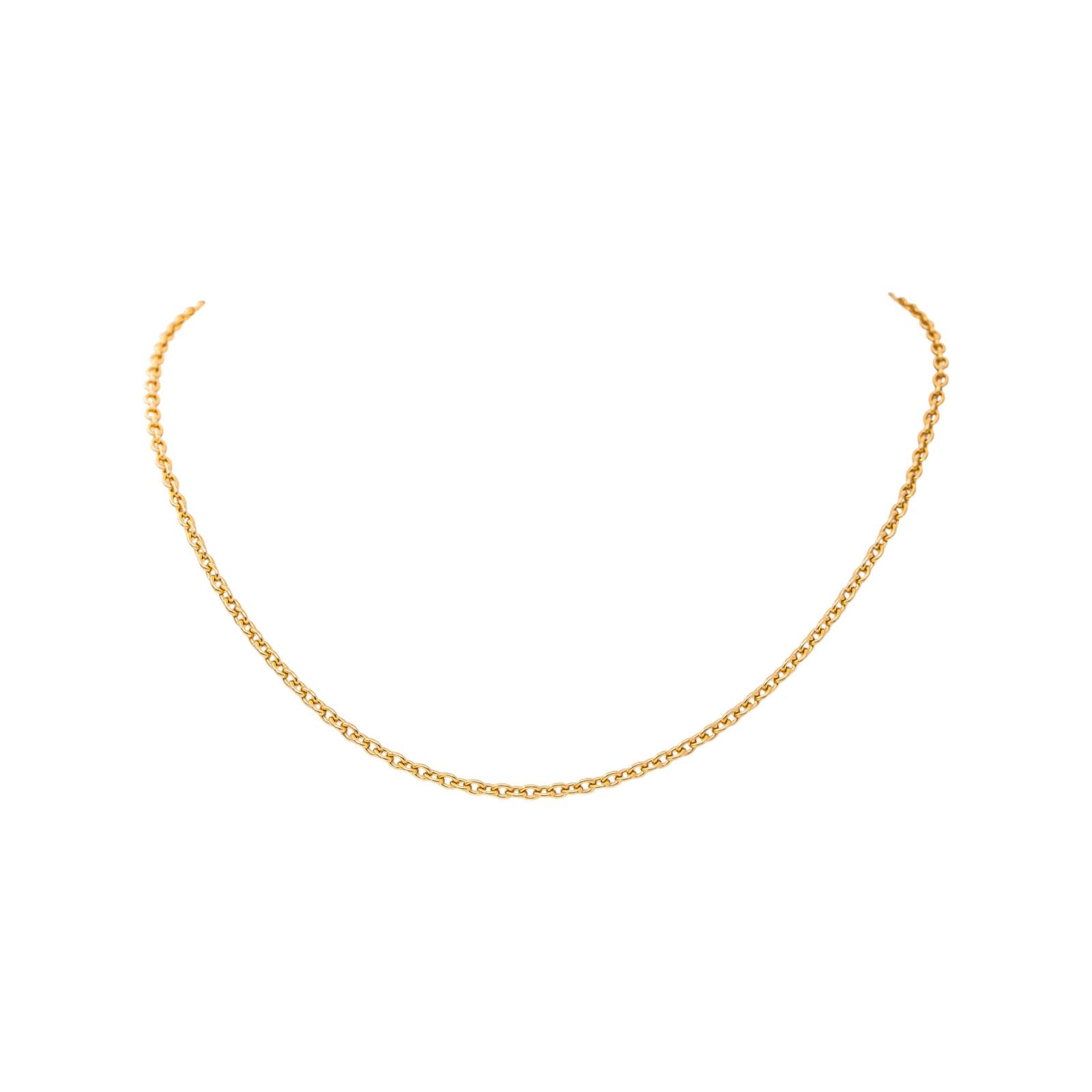 Collier Maille forçat Or jaune