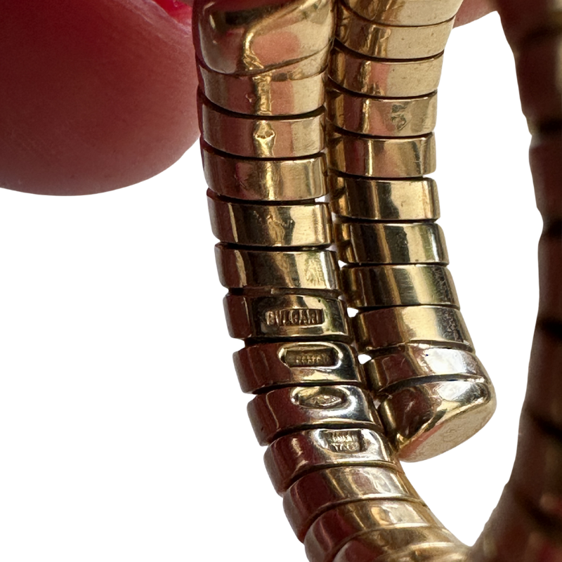 BULGARI "Tubogas" Ring in Yellow gold