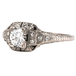White Gold and Diamond Ring