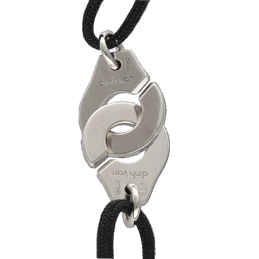 Bracelet DINH VAN Menottes MM en platine