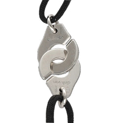DINH VAN "Handcuffs" MM Bracelet in Platinum