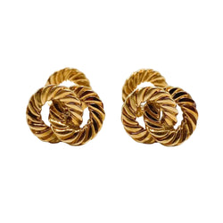 VAN CLEEF & ARPELS yellow gold cufflinks