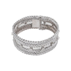 Bracelet White gold cuff diamond