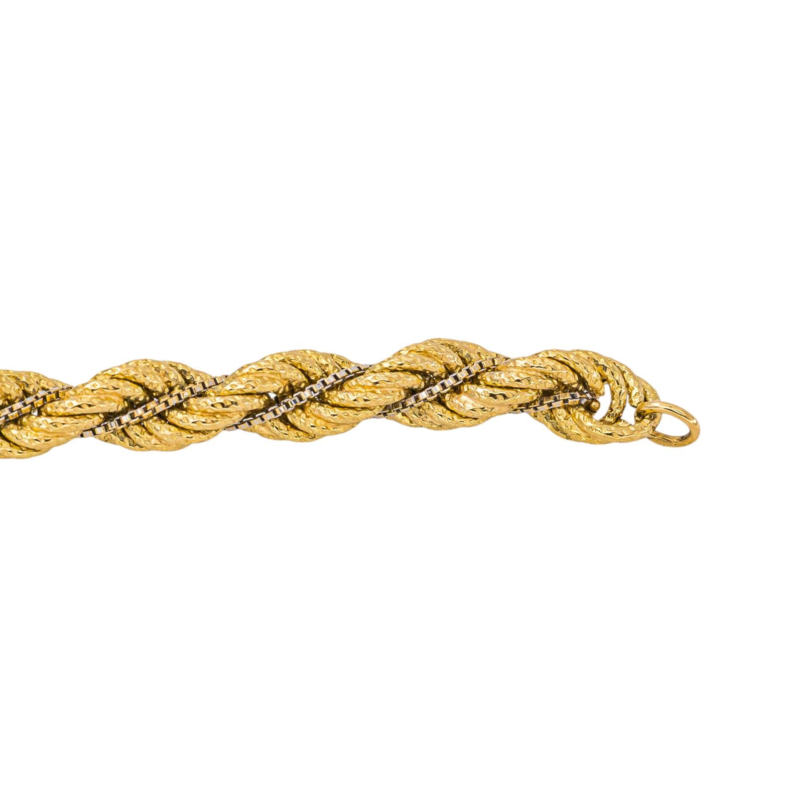 Yellow Gold "Link Marine" Bracelet