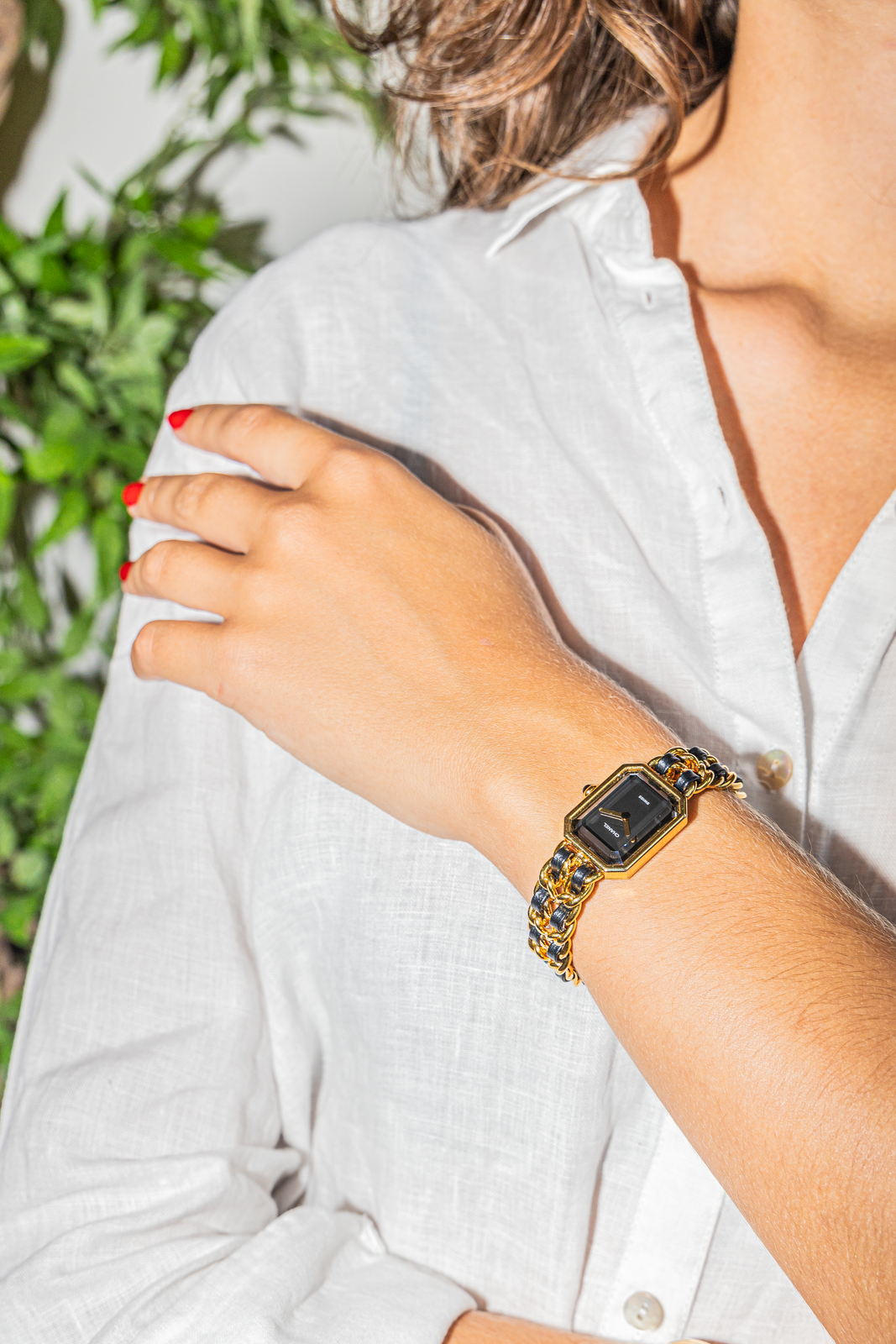 Chanel Montre Première Plaqué or