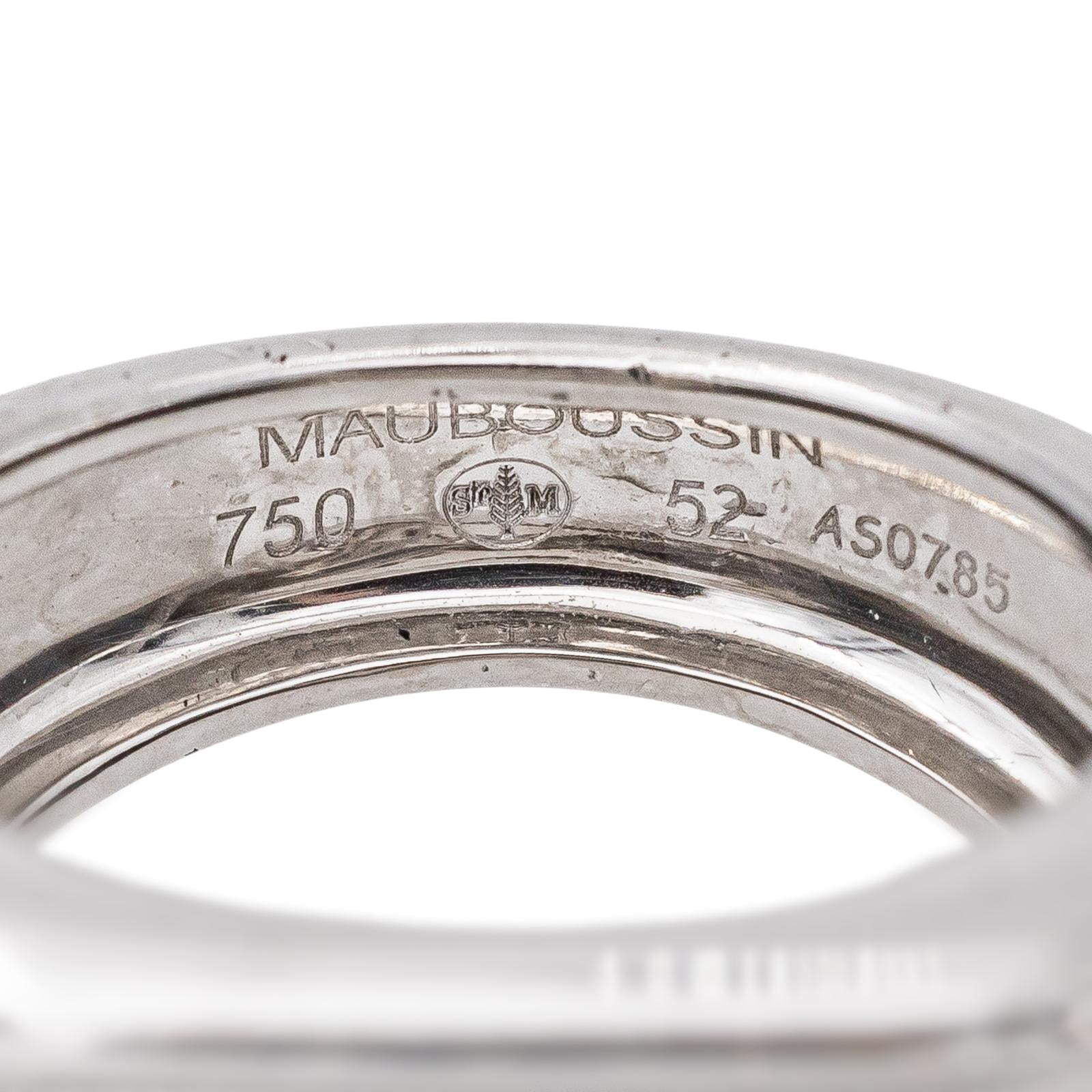 Mauboussin Bague Etoile Divine Or blanc