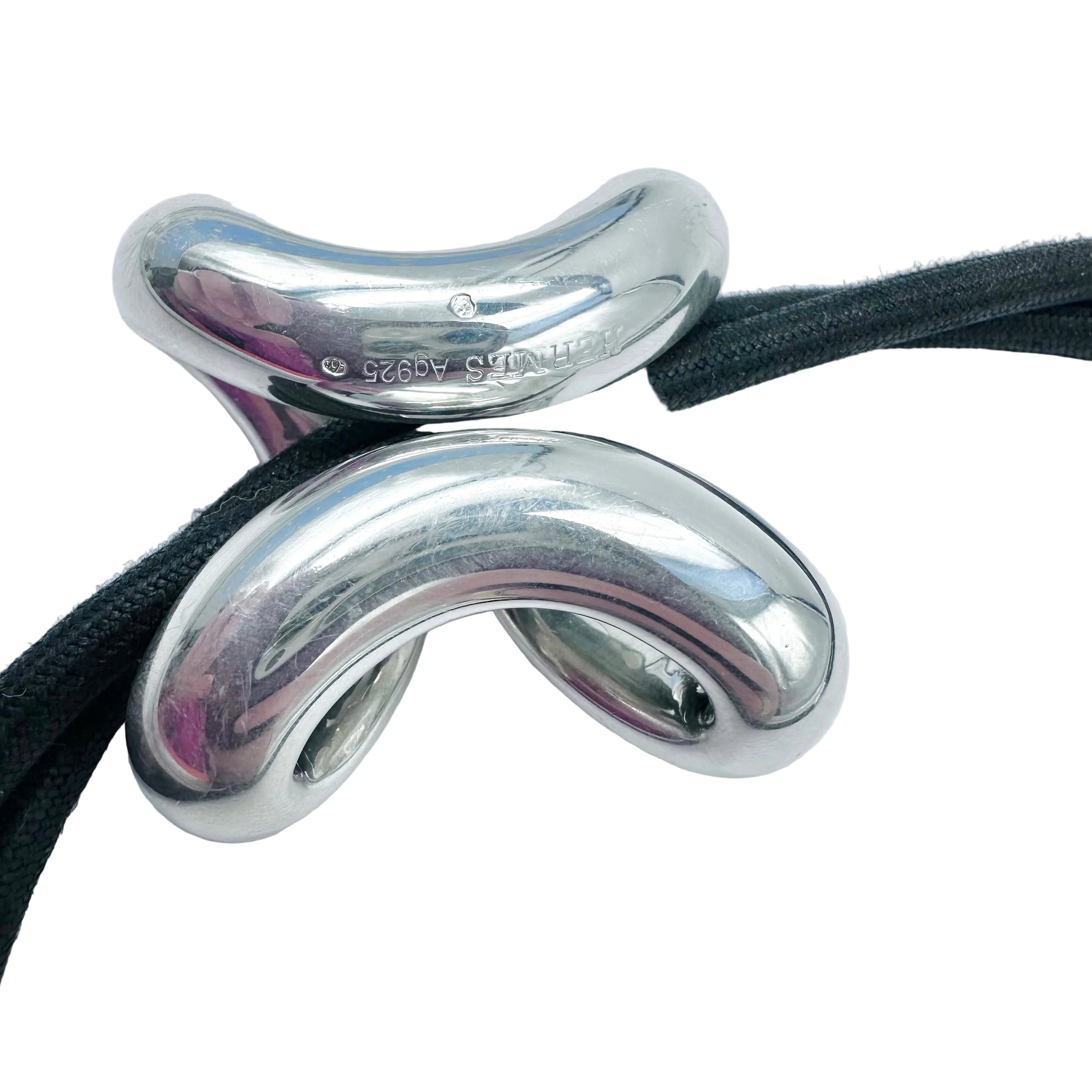 Necklace Pendant HERMÈS "Lima" in Silver