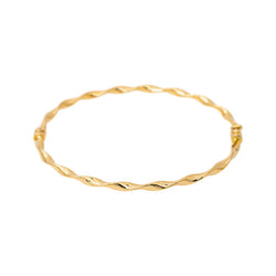 Yellow Gold Bangle Bracelet