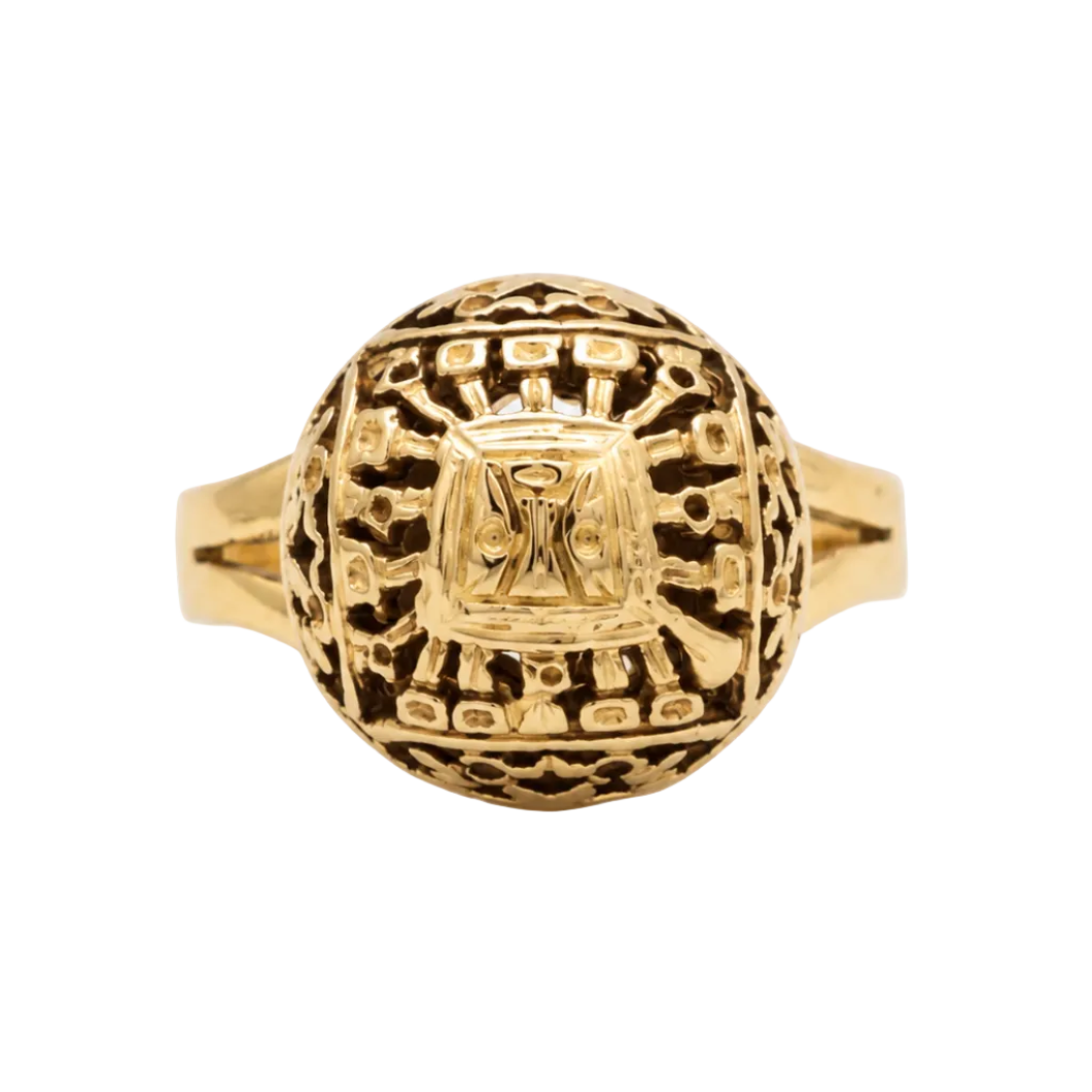 ARTE ORFÉVRE "Dôme" Ring in Yellow Gold