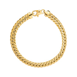 Yellow Gold English Link Bracelet