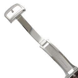 JAEGER-LECOULTRE "Reverso" GM Watch in Steel and Leather
