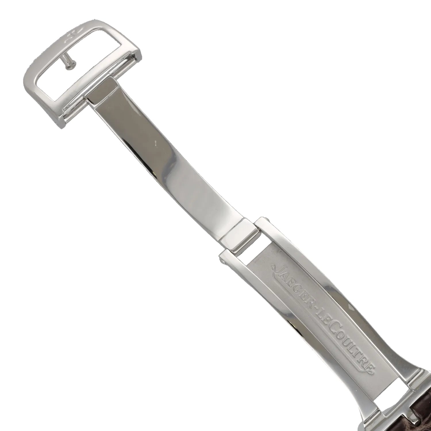 JAEGER-LECOULTRE "Reverso" GM Watch in Steel and Leather