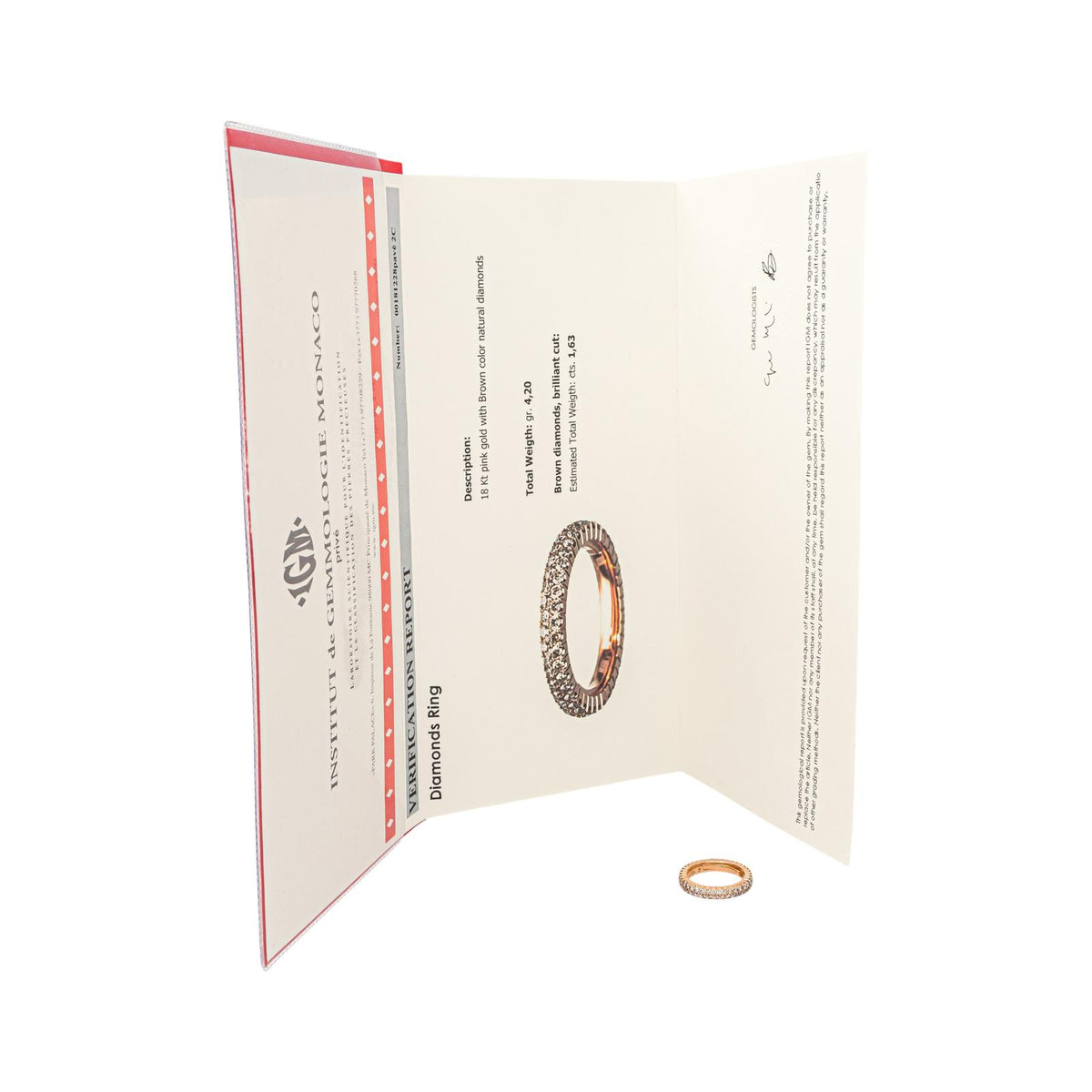 American-Style Rose Gold Diamond Wedding Band