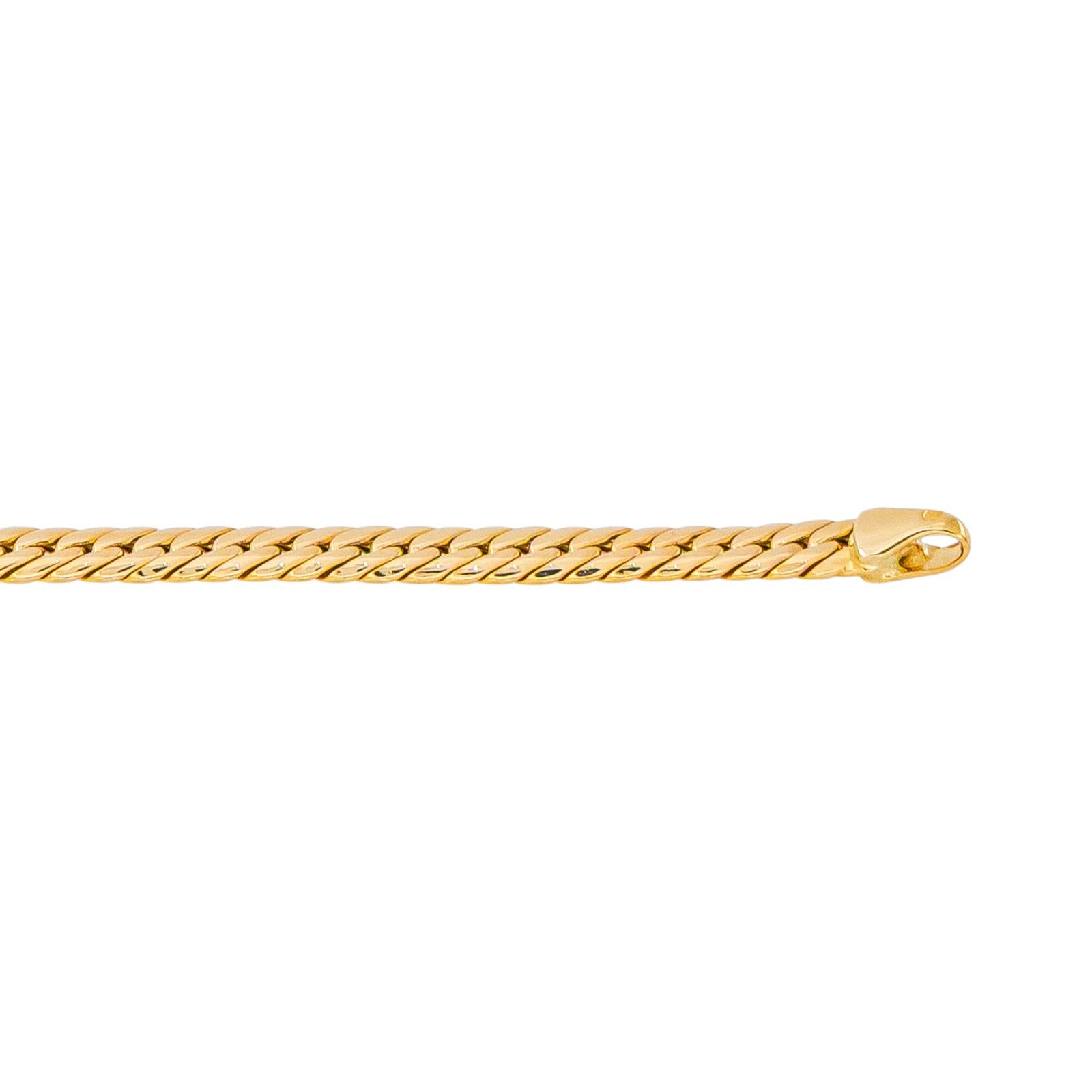 Yellow Gold English Link Necklace