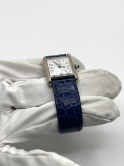 CARTIER Tank Must Watch in Silver
