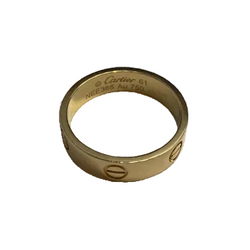 CARTIER "Love" Yellow Gold Bangle Ring