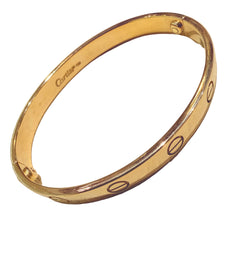 CARTIER "Love" Yellow Gold Bangle Bracelet