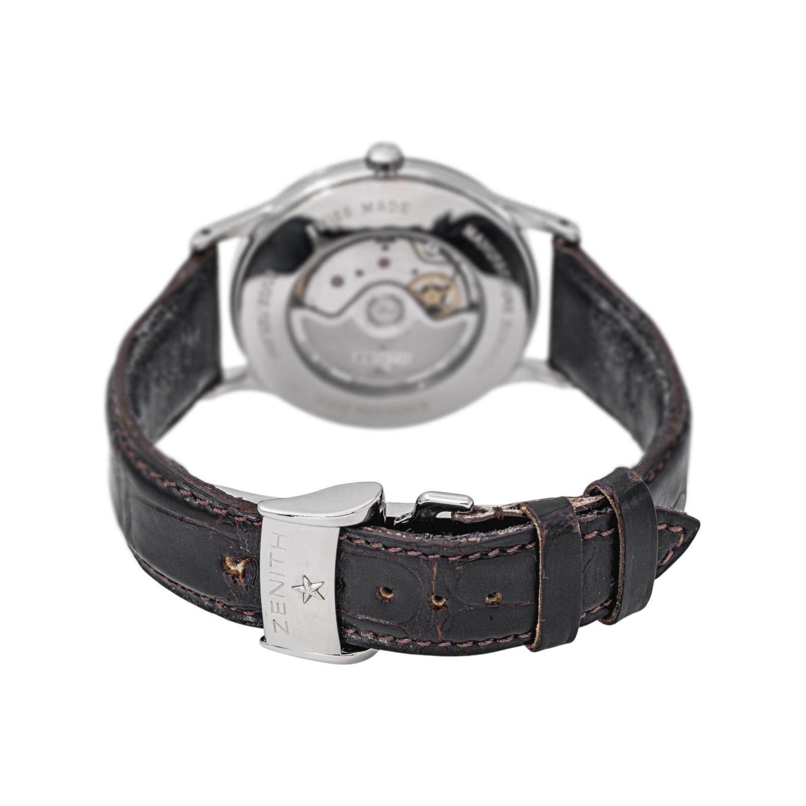 Zenith Elite Watch, Stainless Steel