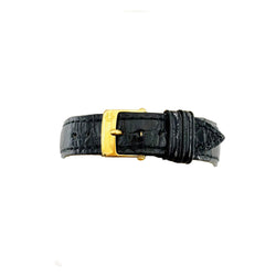 VAN CLEEF & ARPELS "La Collection" Watch in yellow gold, stainless steel, and leather