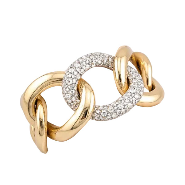POMELLATO "Tango" Bracelet in Yellow Gold and Diamonds