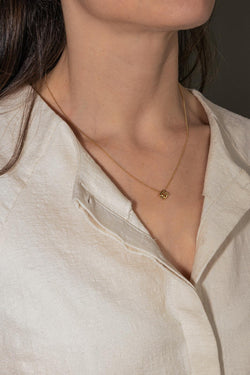 Yellow Gold Ball-Link Necklace