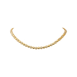 Yellow Gold Diamond Necklace