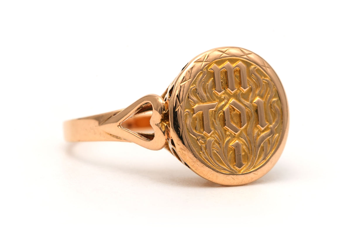 Yellow Gold Signet Ring