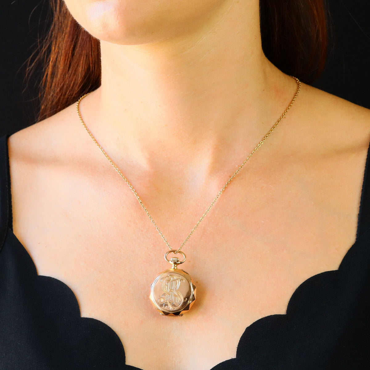Rose gold pendant