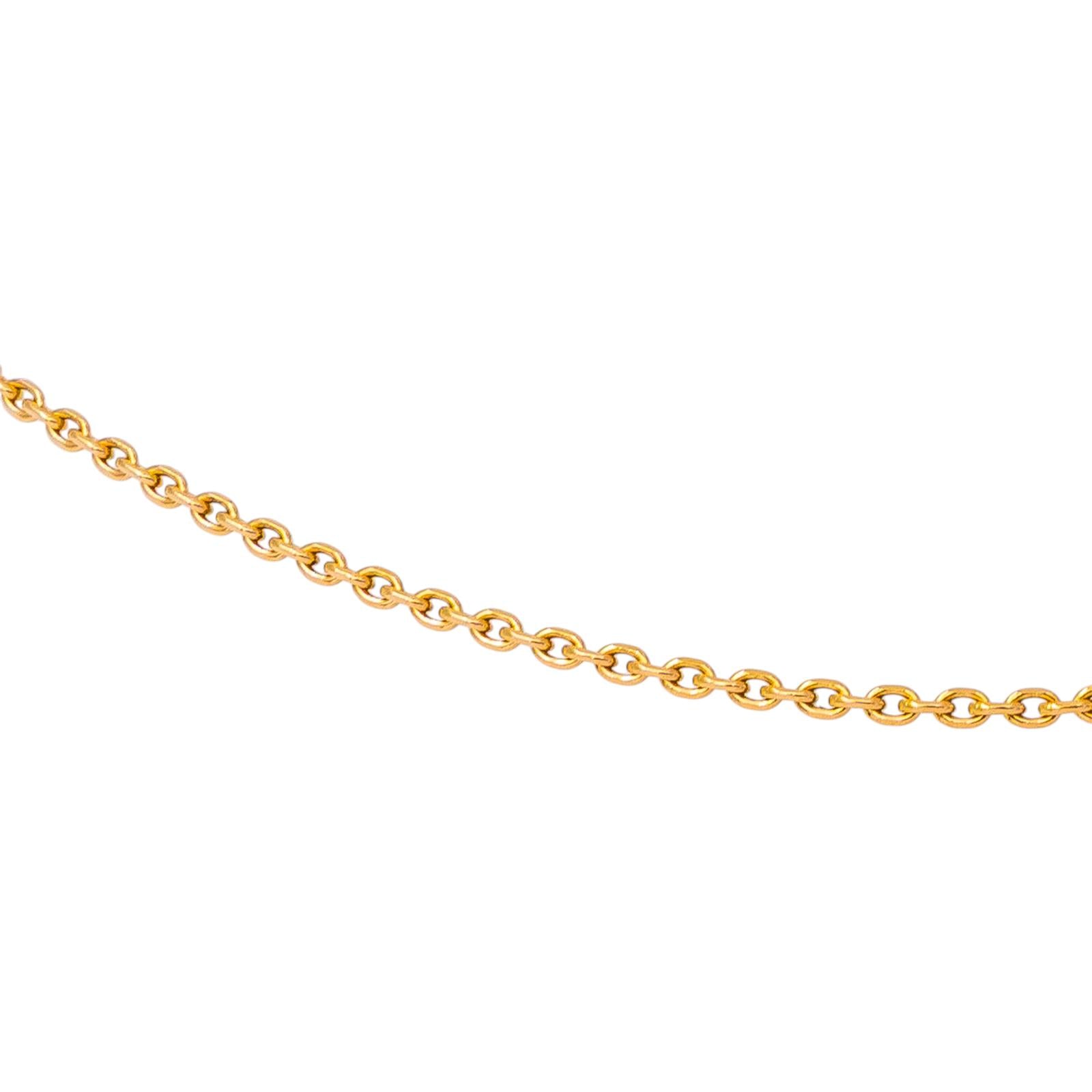 Yellow Gold Forçat Link Necklace