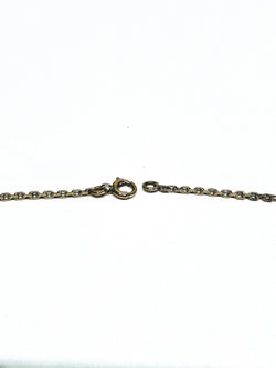 Rose gold long necklace with Tahitian pearls.
