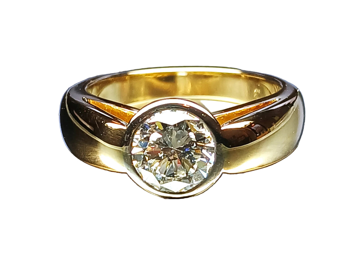 Diamant solitaire 1,01 carats certifié