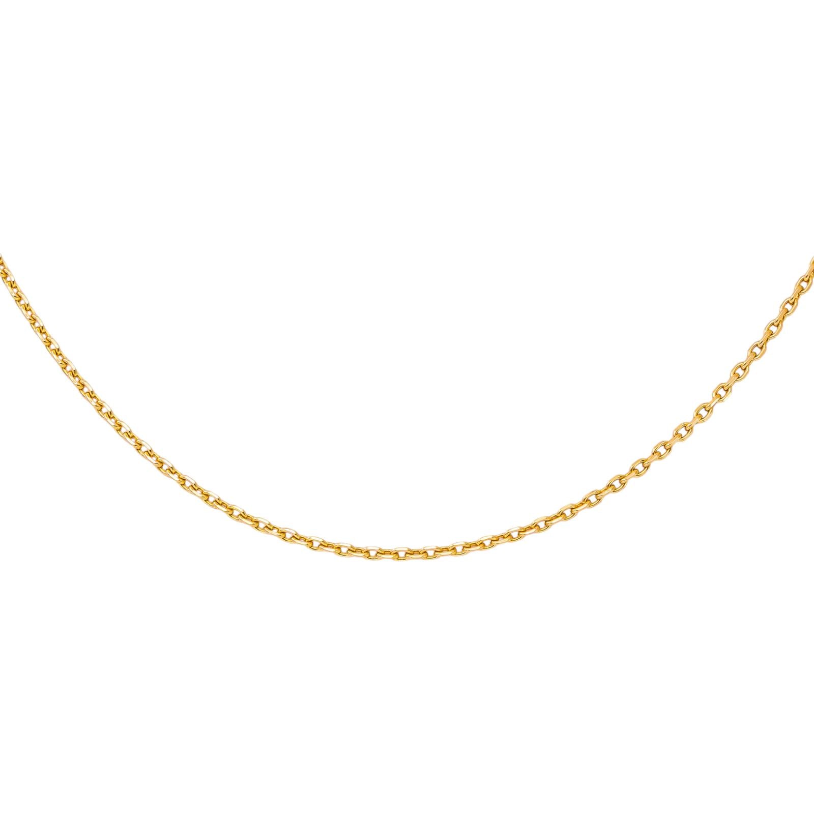 Yellow Gold Forçat Link Necklace