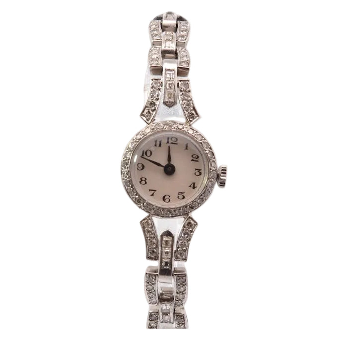 Platinum and Diamond Watch